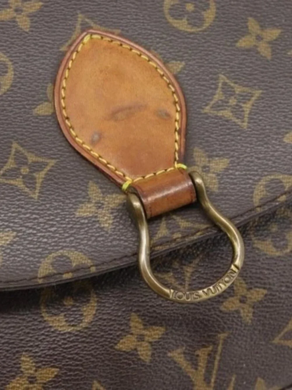 LOUIS VUITTON Monogram Saint Cloud GM Shoulder Bag M51242 LV Auth 184843